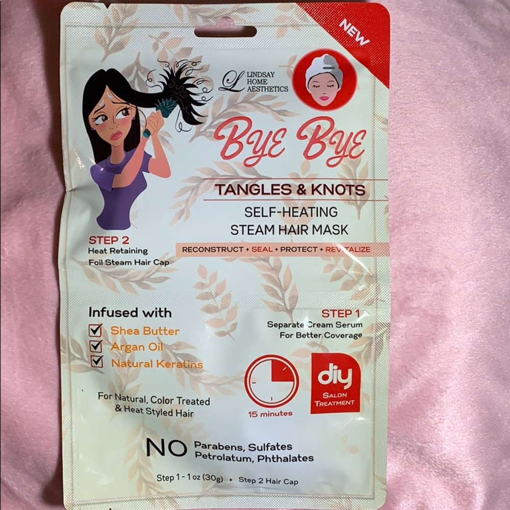 Self-Heating Steam Hair Mask